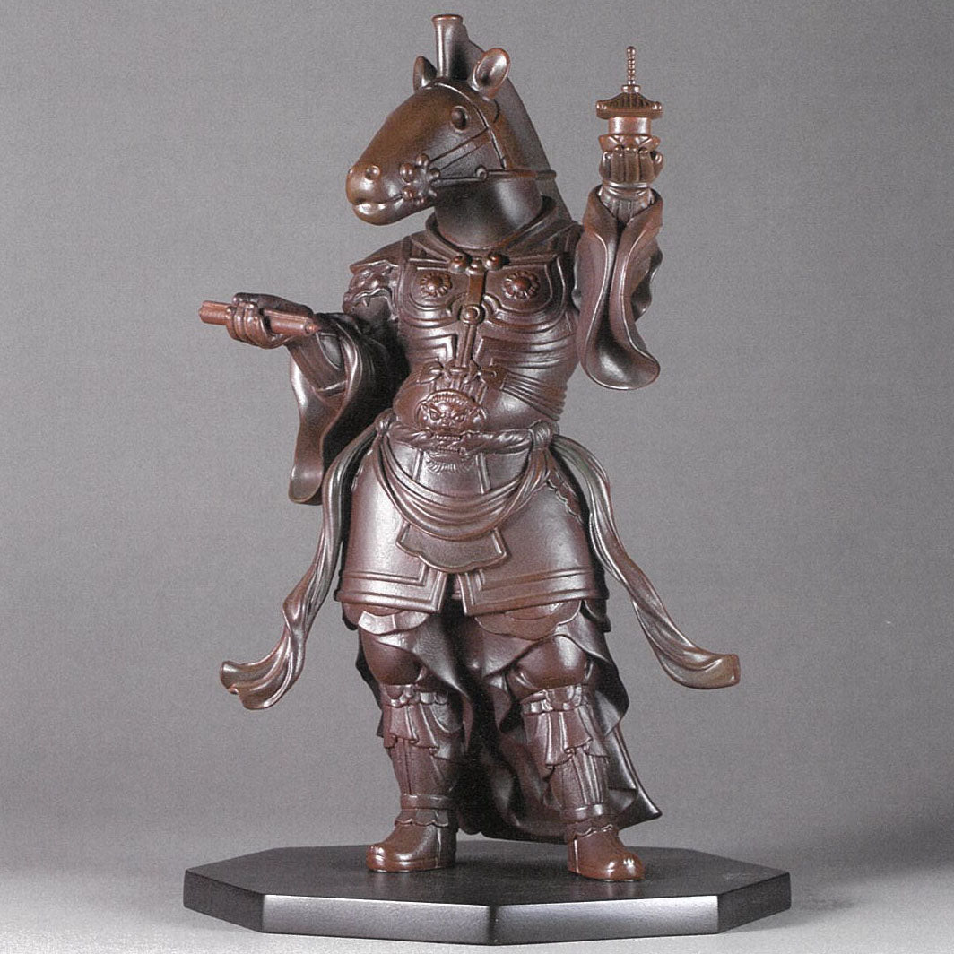 【お問合せ作品】籔内佐斗司 2026年 干支 ブロンズ(大)午頭大将
