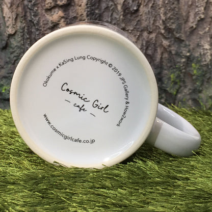 OKOKUME  COSMIC GIRL ＆ Kasing Lung Labubu  Cafe マグカップ