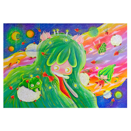 【お問合せ作品】NANAHOSHI MUU／Rinkle & Ichigone 「Live freely with dreams and hopes」夢と希望をもって自由に生きる
