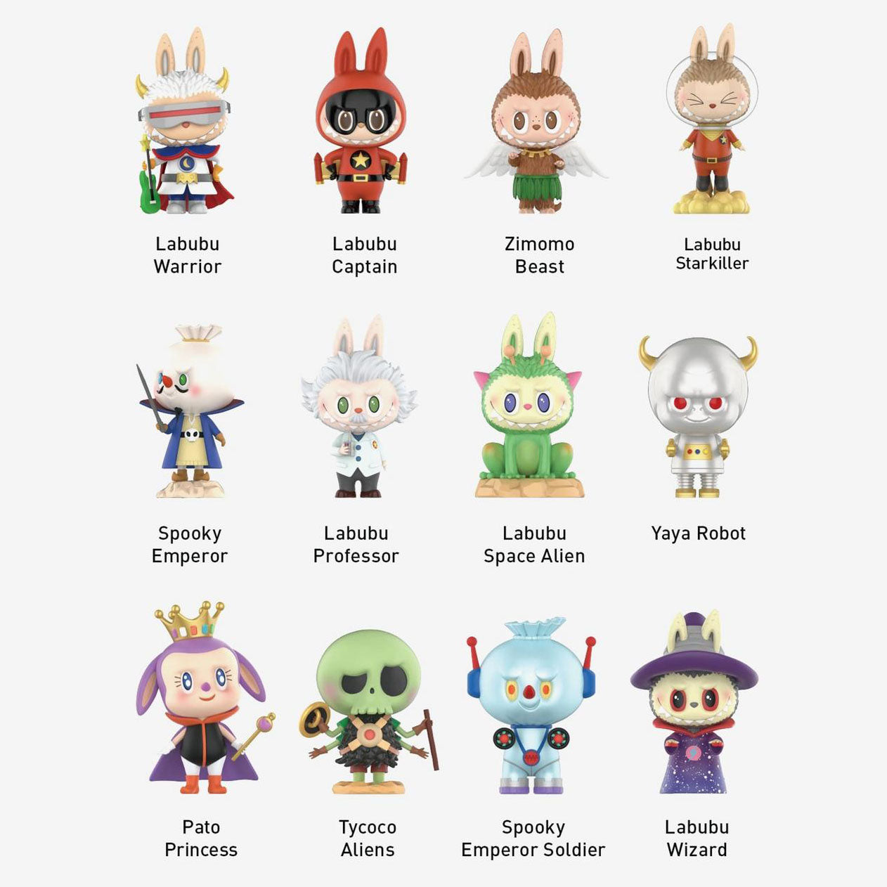 Labubu & The Monsters フィギュア セット｜Kasing Lung × POP MART【新品未使用・限定】